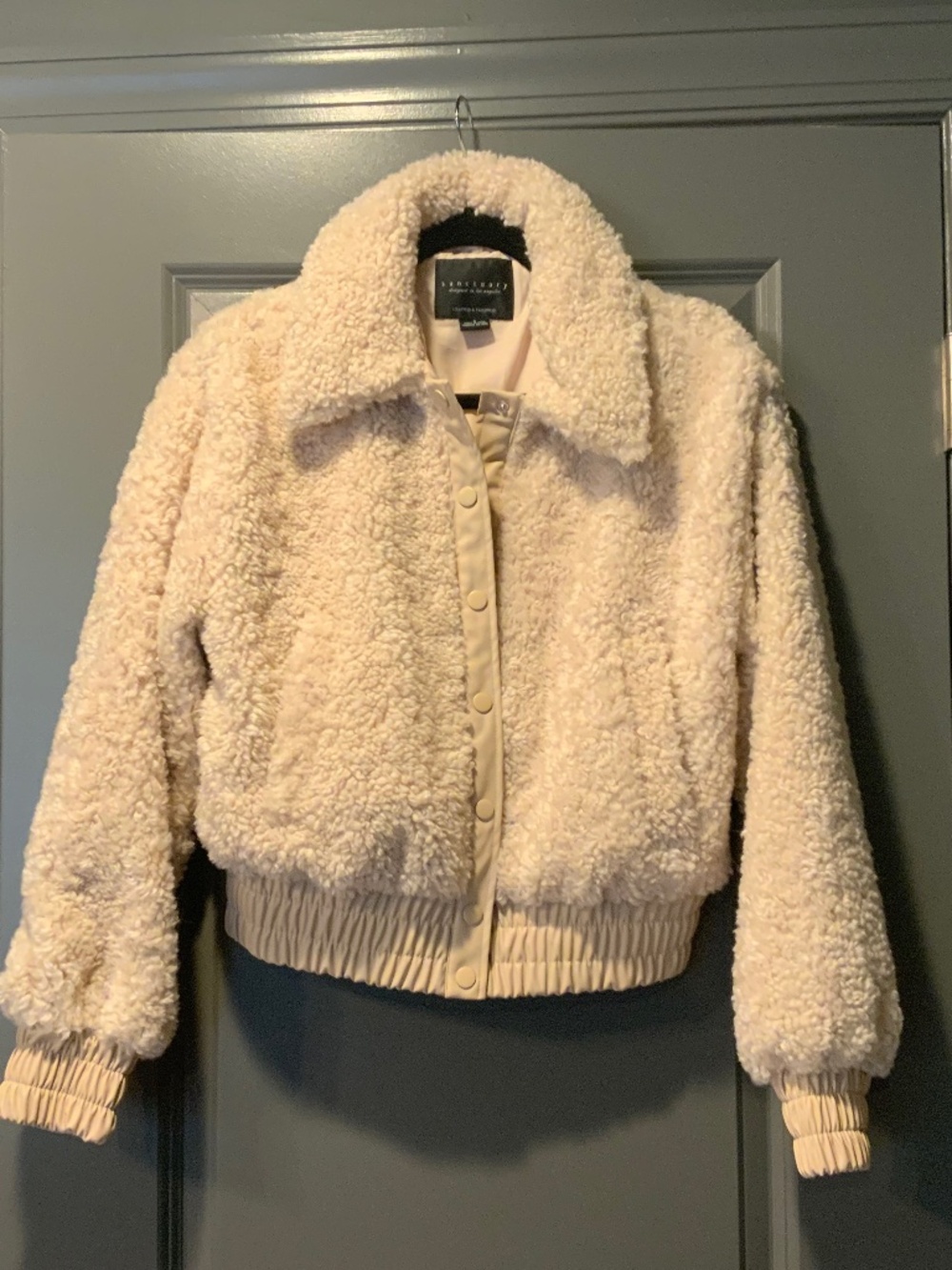 SANCTUARY Libby Sherpa Jacket Size S